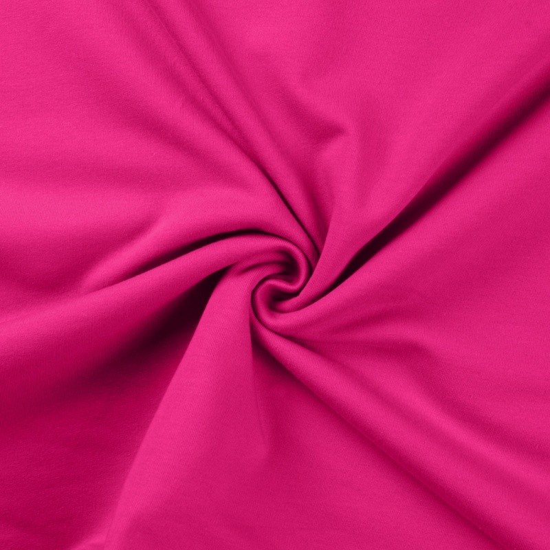 Coupon 3m Tissu Sweat French Terry Fuchsia