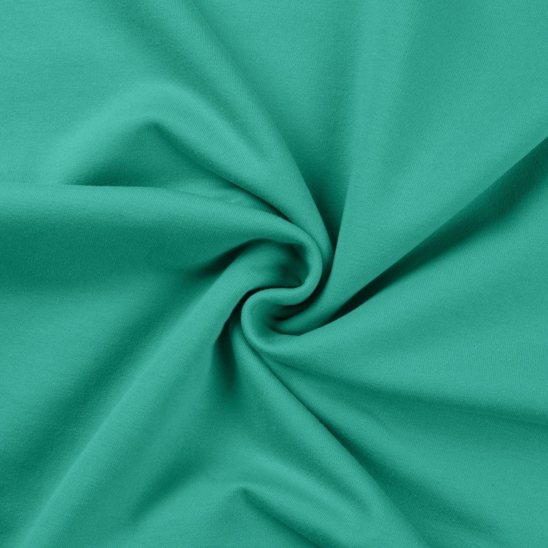 Coupon 3m Tissu Sweat French Terry Vert 