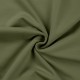 Coupon 3m Tissu Sweat French Terry Kaki 