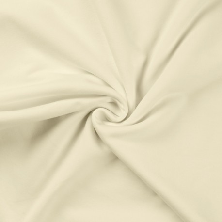 Coupon 3m Tissu Sweat French Terry Ecru
