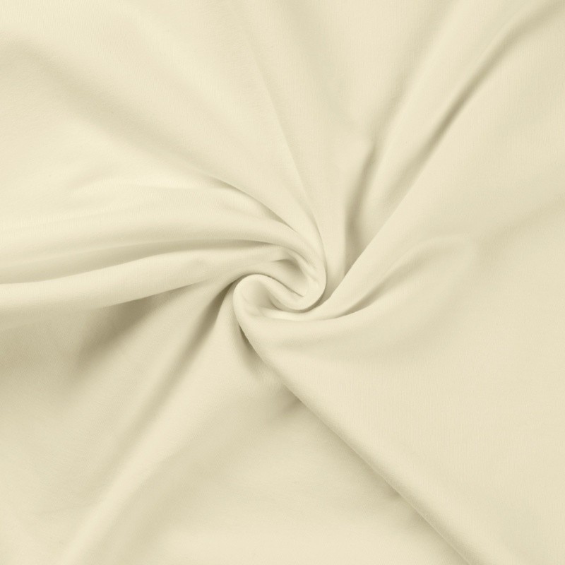 Coupon 3m Tissu Sweat French Terry Ecru