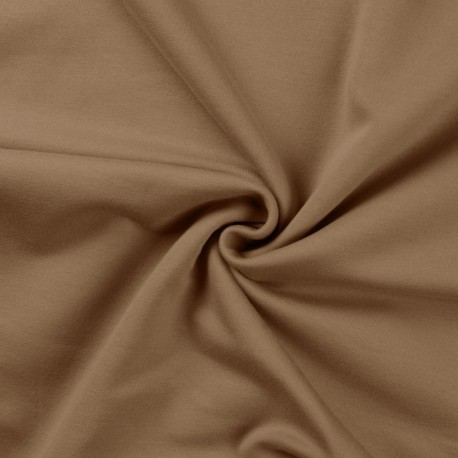 Coupon 3m Tissu Sweat French Terry Taupe 