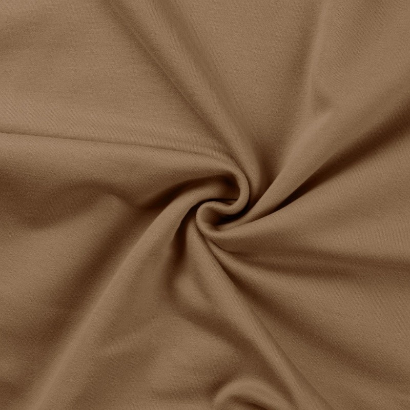 Coupon 3m Tissu Sweat French Terry Taupe 