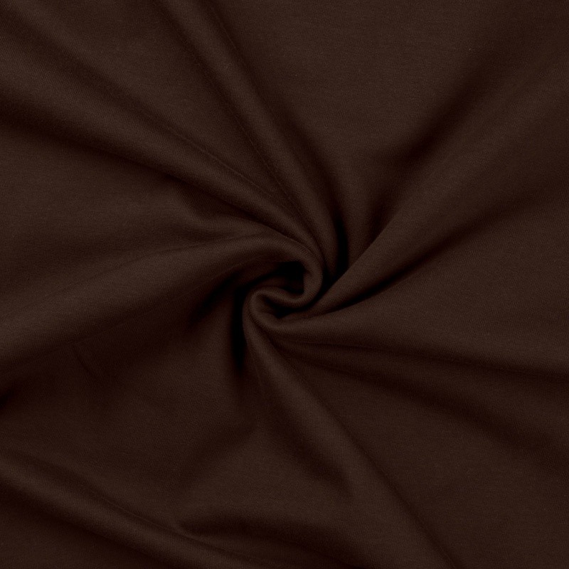 Coupon 3m Tissu Sweat French Terry Marron 