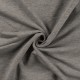 Coupon 3m Tissu Sweat French Terry Gris Chiné