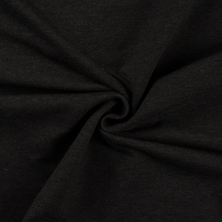 Coupon 3m Tissu Sweat French Terry Gris Foncé