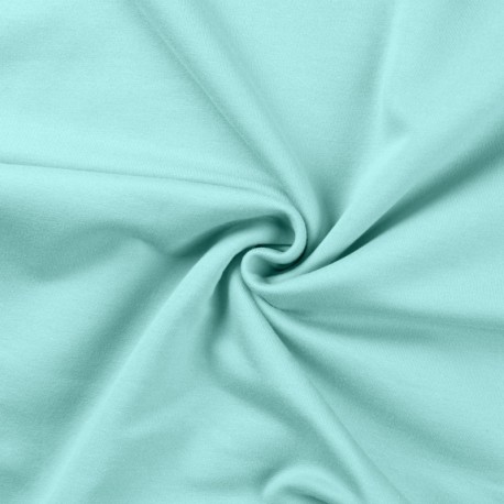 Coupon 3m Tissu Sweat French Terry Aqua 
