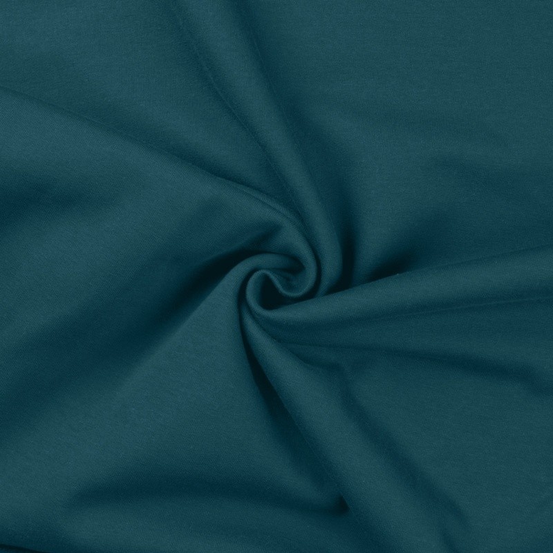 Coupon 3m Tissu Sweat French Terry Petrole