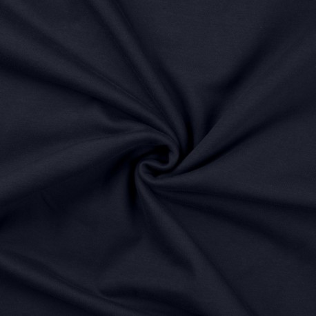 Coupon 3m Tissu Sweat French Terry Navy 