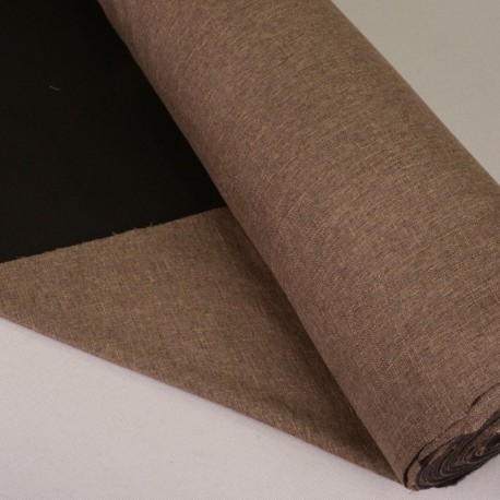 Coupon 3m Tissu Toile Thermique Froia Marron 