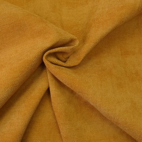 Coupon 3m Tissu Croisette Moutarde 