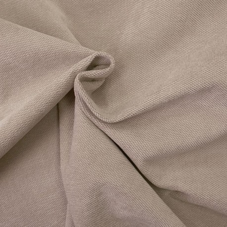 Coupon 3m Tissu Croisette Naturel