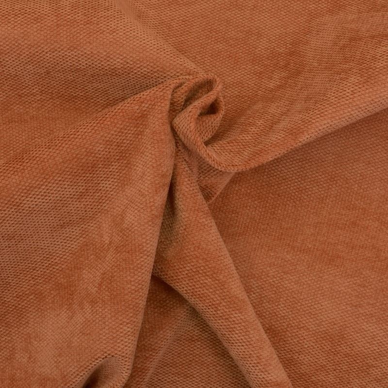 Coupon 3m Tissu Croisette Rouille 