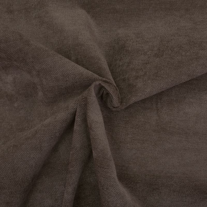 Coupon 3m Tissu Croisette Marron 