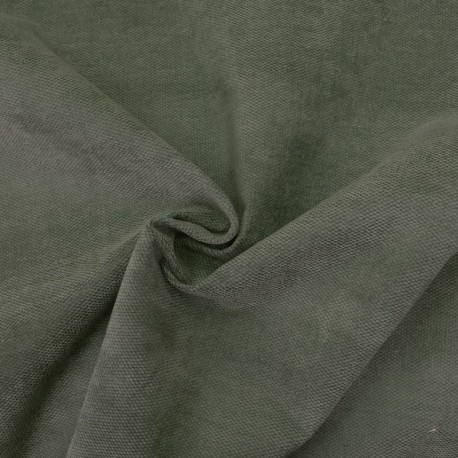Coupon 3m Tissu Croisette Vert 