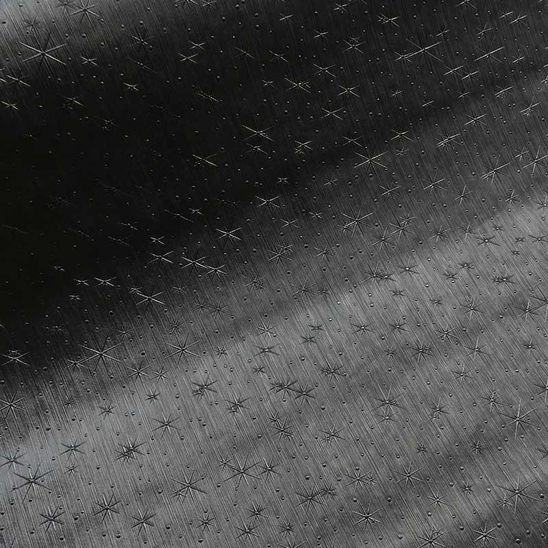 Coupon 3m Tissu Toile Cirée Snow Noir 