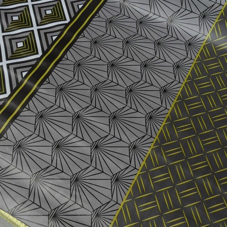 Coupon 3m Tissu Toile Cirée Belor