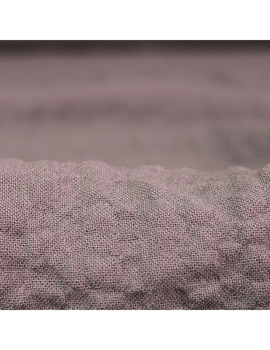 Tissu jersey effet froissé gris