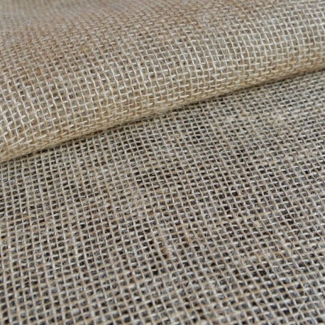 Coupon 3m Tissu Juta Jute Ouverte Naturel