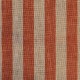 Coupon 3m Tissu Toile de Jute Imprimée Porto Terracotta