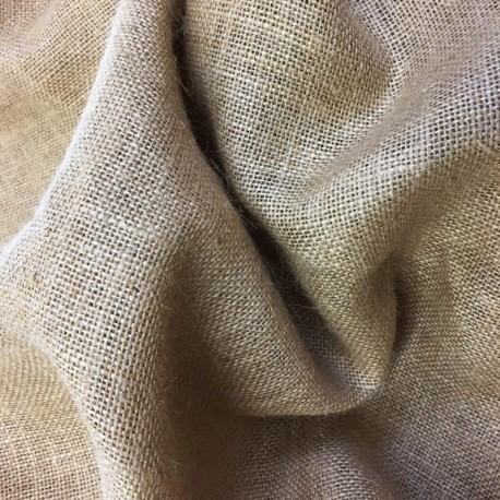 Coupon 3m Toile de Jute  Largeur 260 cm