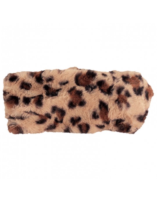 Bandeau léopard beige