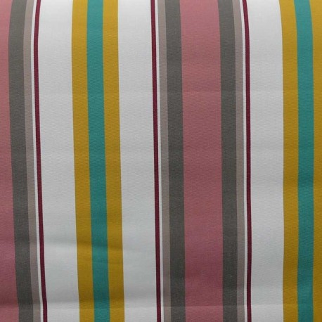 Coupon 3m Tissu Sunny Toile Dralon Mentoue Rosa