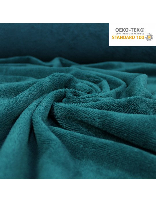 Tissu éponge bambou Oeko-Tex 250g/m² bleu