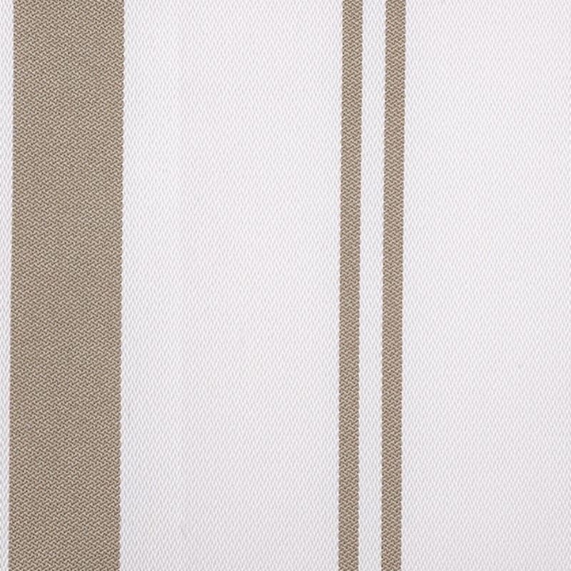 Coupon 3m Toile Outdoor Augusta Rayeée Taupe Grande Laize