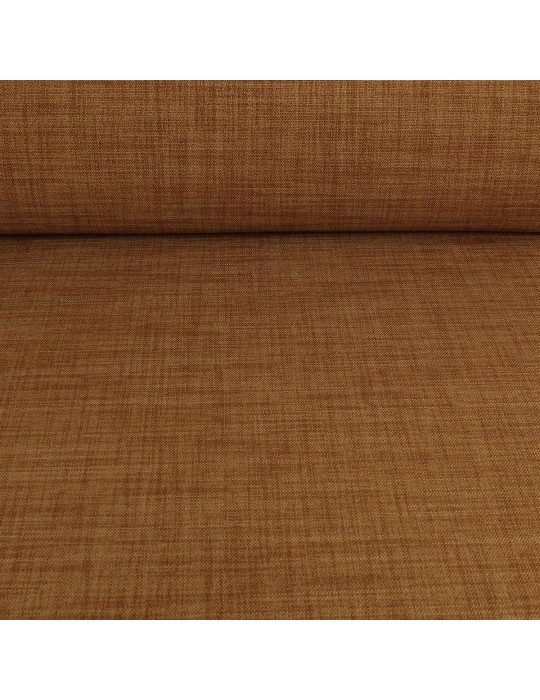 Tissu obscurcissant uni polyester 150 cm marron