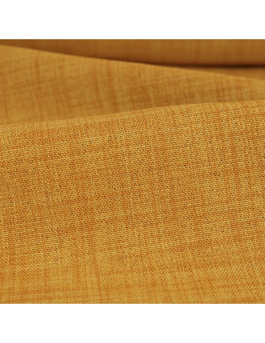 Tissu obscurcissant uni polyester 150 cm jaune