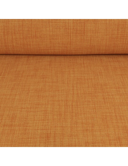 Tissu obscurcissant uni polyester 150 cm orange