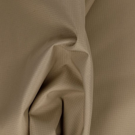 Coupon 3m Tissu Toile Outdoor Waterproof Armurée Beige