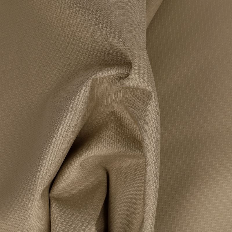 Coupon 3m Tissu Toile Outdoor Waterproof Armurée Beige