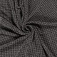 Coupon 3m Tissu Tricot Pied De Poule Argent 