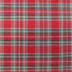 Coupon 3m Tissu Cuadro Gold Star Rouge Grande Largeur