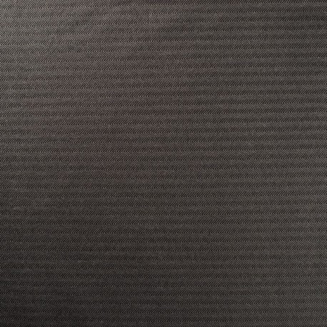 Coupon 3m Tissu Tricot Chevron Gris 