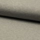 Coupon 3m Tissu Toile Tricot Viscose Unie Gris 