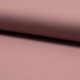 Coupon 3m Tissu Toile Tricot Viscose Unie Vieux Rose