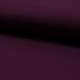 Coupon 3m Tissu Toile Tricot Viscose Unie Prune