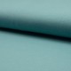 Coupon 3m Tissu Toile Tricot Viscose Unie Bleu Vert