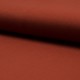 Coupon 3m Tissu Toile Tricot Viscose Unie Terracotta 