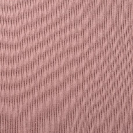 Coupon 3m Tissu Maille Tricot Coton Miami Nude 