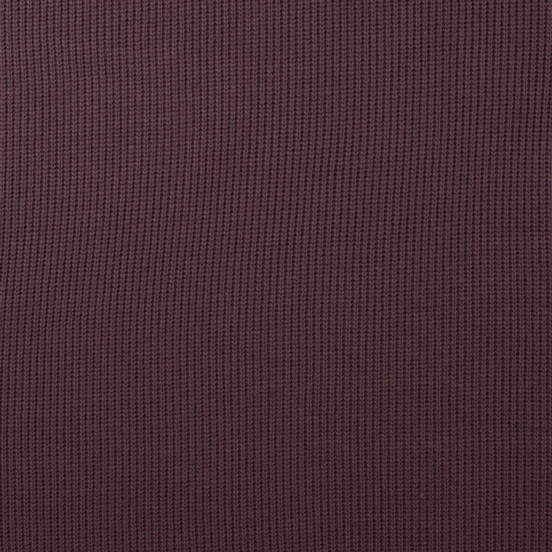 Coupon 3m Tissu Maille Tricot Coton Miami Mauve 