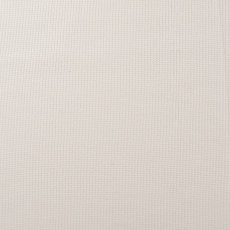 Coupon 3m Tissu Maille Tricot Coton Miami Blanc Cassé