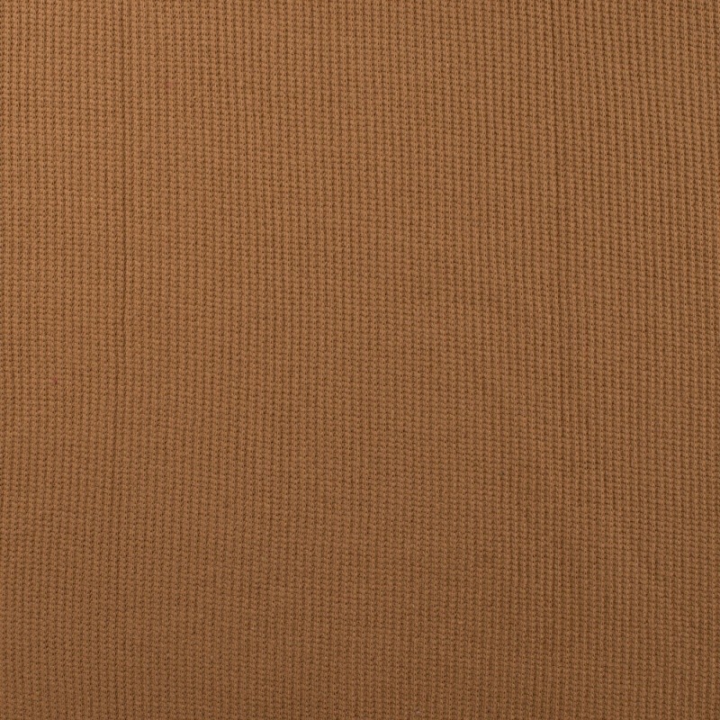 Coupon 3m Tissu Maille Tricot Coton Miami Caramel 