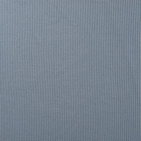 Coupon 3m Tissu Maille Tricot Coton Miami Miami Bleu