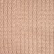 Coupon 3m Tissu Matilda Maille Torsadee Cognac