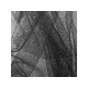 Coupon 3m Tissu Tulle Paillette Noir