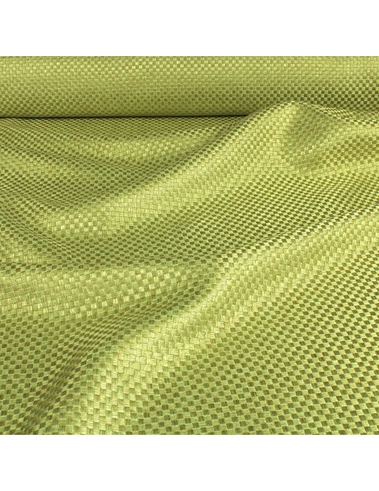 Tissu d'ameublement 100 % polyester vert
